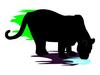 Panther Clip Art Image - drinking