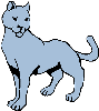 Panther Clip Art Picture - stalking